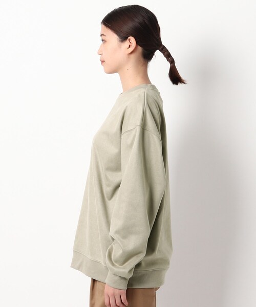 BASECONTROL(ベースコントロール)の「◆スウェードタッチ BIGスウェット(スウェット・レディース・ブラック/ベージュ/アイボリー/ダークグレー/ブラウン系・99)」の7枚目の写真