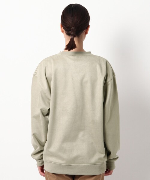 BASECONTROL(ベースコントロール)の「◆スウェードタッチ BIGスウェット(スウェット・レディース・ブラック/ベージュ/アイボリー/ダークグレー/ブラウン系・99)」の8枚目の写真