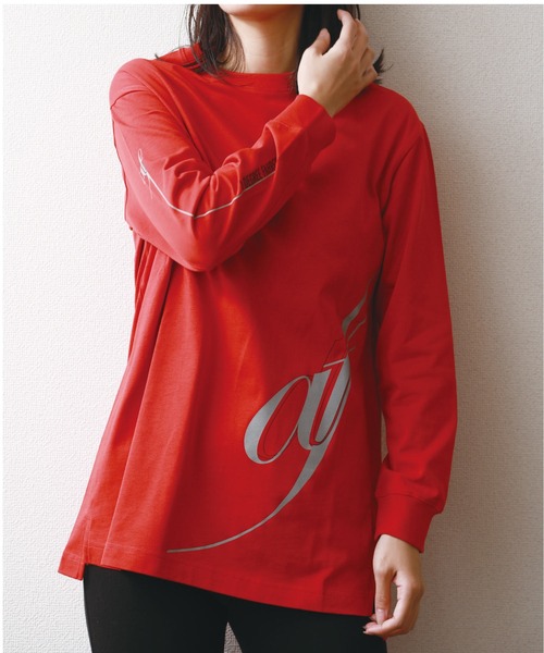 A DEGREE FAHRENHEIT（エーディグリーファーレンハイ）の「【ユニセックスアイテム】adfリフレクター・ロンT（Tシャツ/カットソー・メンズ・ホワイト/ブラック/オレンジ/ダークグレー・MEDIUM/LARGE/FREE）」の4枚目の写真