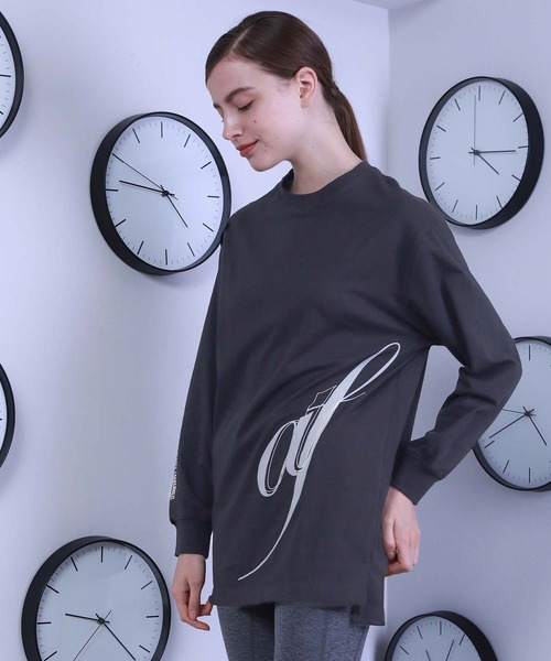 A DEGREE FAHRENHEIT（エーディグリーファーレンハイ）の「【ユニセックスアイテム】adfリフレクター・ロンT（Tシャツ/カットソー・メンズ・ホワイト/ブラック/オレンジ/ダークグレー・MEDIUM/LARGE/FREE）」の3枚目の写真