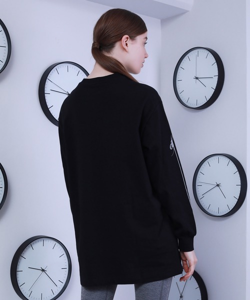 A DEGREE FAHRENHEIT（エーディグリーファーレンハイ）の「【ユニセックスアイテム】adfリフレクター・ロンT（Tシャツ/カットソー・メンズ・ホワイト/ブラック/オレンジ/ダークグレー・MEDIUM/LARGE/FREE）」の9枚目の写真