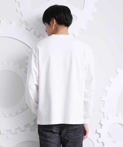 A DEGREE FAHRENHEIT（エーディグリーファーレンハイ）の「【ユニセックスアイテム】adfリフレクター・ロンT（Tシャツ/カットソー・メンズ・ホワイト/ブラック/オレンジ/ダークグレー・MEDIUM/LARGE/FREE）」の5枚目の写真