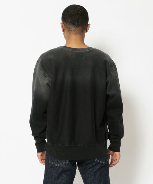 LES TIEN(レスティエン)の「LES TIEN(レス ティエン)グラデーションクルースウェット(スウェット・メンズ・ブラック/オレンジ・MEDIUM/LARGE/X-LARGE)」の12枚目の写真