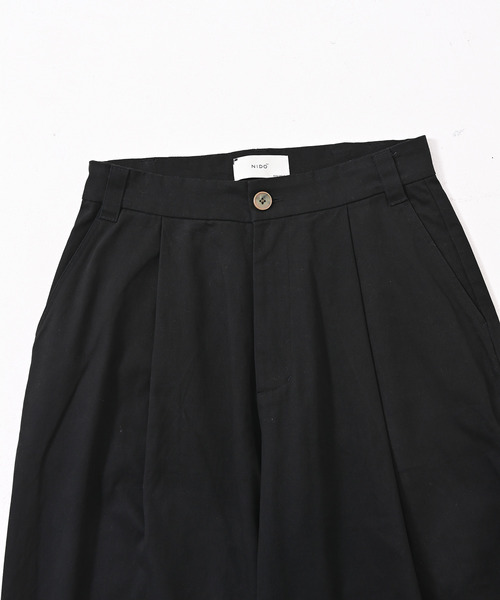 NIDO(ニド)の「ワイドタックパンツ(その他パンツ・メンズ・ホワイト/ブラック/ネイビー/グリーン・MEDIUM/LARGE)」の15枚目の写真