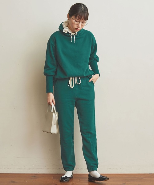 fig Ｌondon（フィグロンドン）の「●professional sweat PT（スウェットパンツ・レディース・グリーン/グレー・FREE）」の9枚目の写真