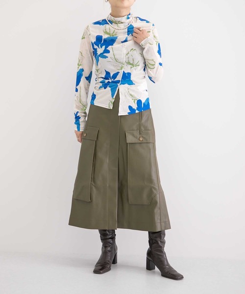 REJINA PYO（レジーナピョウ）の「REJINA PYO　Donna Skirt（スカート・レディース・グリーン・10）」の19枚目の写真