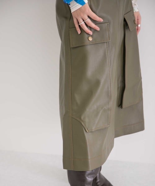 REJINA PYO（レジーナピョウ）の「REJINA PYO　Donna Skirt（スカート・レディース・グリーン・10）」の2枚目の写真