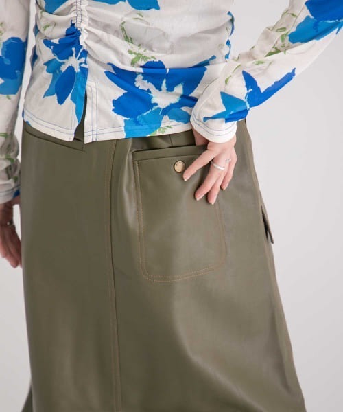 REJINA PYO（レジーナピョウ）の「REJINA PYO　Donna Skirt（スカート・レディース・グリーン・10）」の9枚目の写真