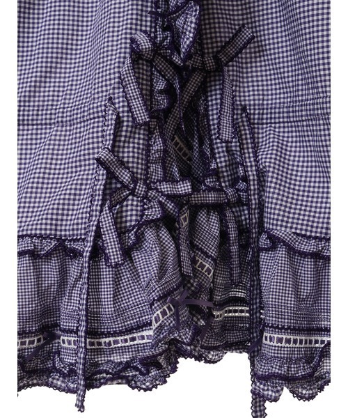 Pink House レース　シャツ　ピンクハウス　セーラー PINK HOUSE（ピンクハウス）の「バイオレットレース使いセーラーカラー