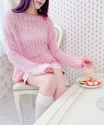 lilLilly | ホログラムルーズニット(ニット/セーター)