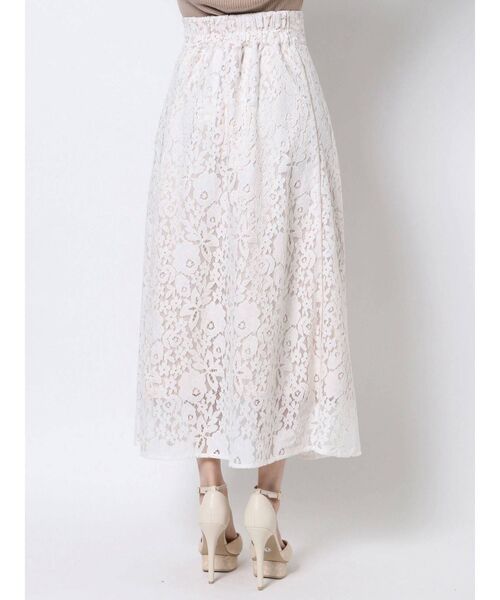 RESEXXY（リゼクシー）の「コルセット風パイピングレーススカート（スカート・レディース・ホワイト/ブラック/ブルー・FREE）」の21枚目の写真