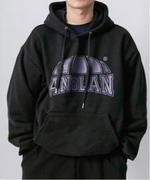 ANGLAN | ANGLAN-Printing Wide Sweat Hoodie/アングラン ロゴパーカー(パーカー)