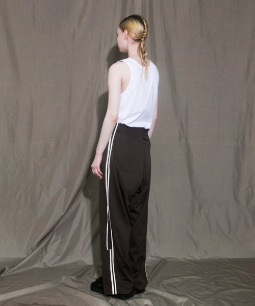 my beautiful landlet(マイビューティフルランドレット)の「【my beautiful landlet】 sandan smooth jersey wide pants(その他パンツ・メンズ・ブラウン/グレー/オフホワイト・0/1)」の14枚目の写真