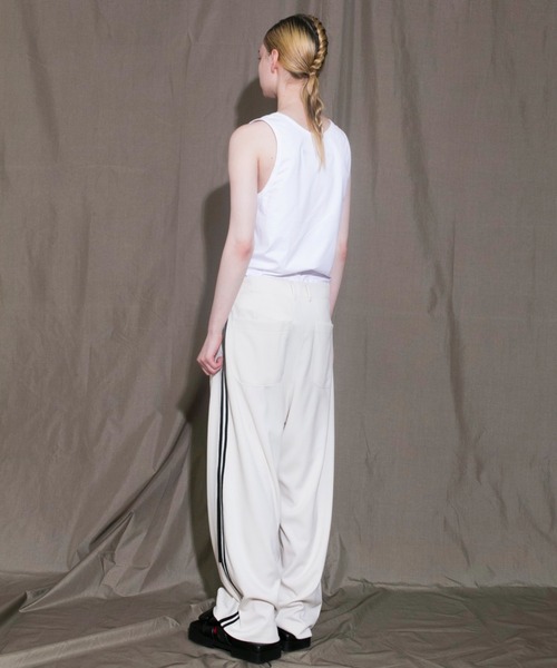 my beautiful landlet(マイビューティフルランドレット)の「【my beautiful landlet】 sandan smooth jersey wide pants(その他パンツ・メンズ・ブラウン/グレー/オフホワイト・0/1)」の16枚目の写真
