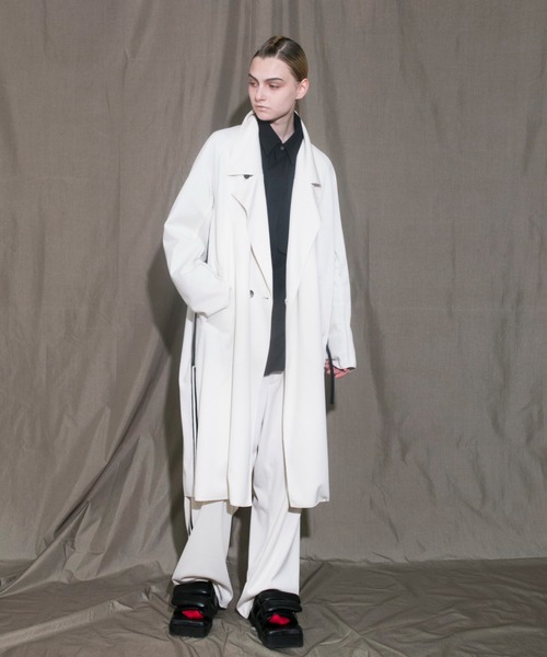my beautiful landlet(マイビューティフルランドレット)の「【my beautiful landlet】 sandan smooth jersey wide pants(その他パンツ・メンズ・ブラウン/グレー/オフホワイト・0/1)」の5枚目の写真