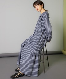 KBF | ウェーブカラーワンピース(ワンピース)