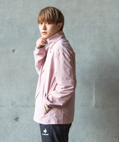 le coq sportif（ルコックスポルティフ）の「ソロテックスストレッチクロスジャケット 形態回復性 レディース ウェア ジャケット ブルゾン トレーニング トレーニングウェア スポーツウェア（ジャージ・メンズ・ブラック/ネイビー/ピンクベージュ・S/M/L/XL）」の14枚目の写真