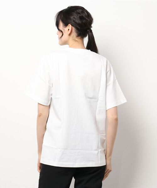 NO WAY(ノーウェイ)の「/Bl/半袖プリントTシャツ カットソー(Tシャツ/カットソー・レディース・スミクロ/杢グレー/ホワイト・LARGE/MEDIUM/FREE)」の14枚目の写真