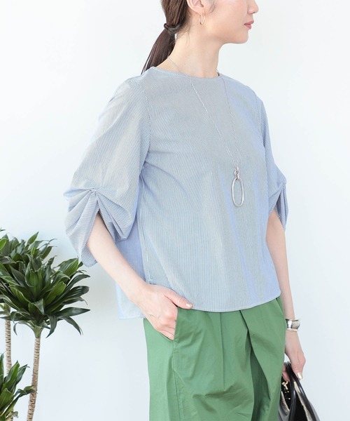 BEAMS HEART / 袖ボリュームタック ブラウス（シャツ/ブラウス）｜BEAMS HEART（ビームスハート）