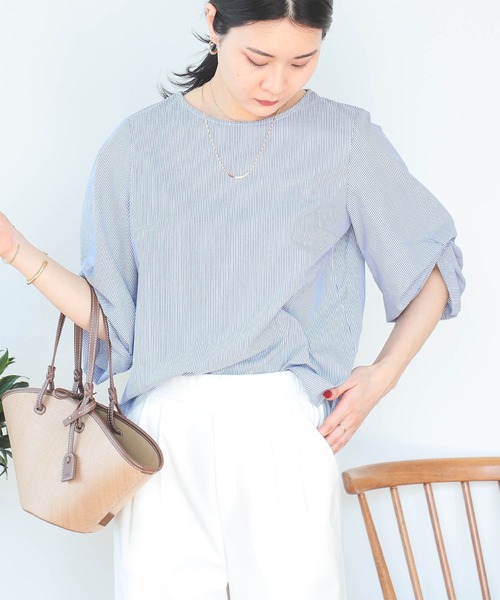 BEAMS HEART / 袖ボリュームタック ブラウス（シャツ/ブラウス）｜BEAMS HEART（ビームスハート）