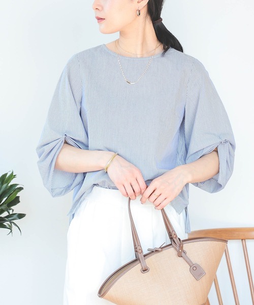 BEAMS HEART / 袖ボリュームタック ブラウス（シャツ/ブラウス）｜BEAMS HEART（ビームスハート）