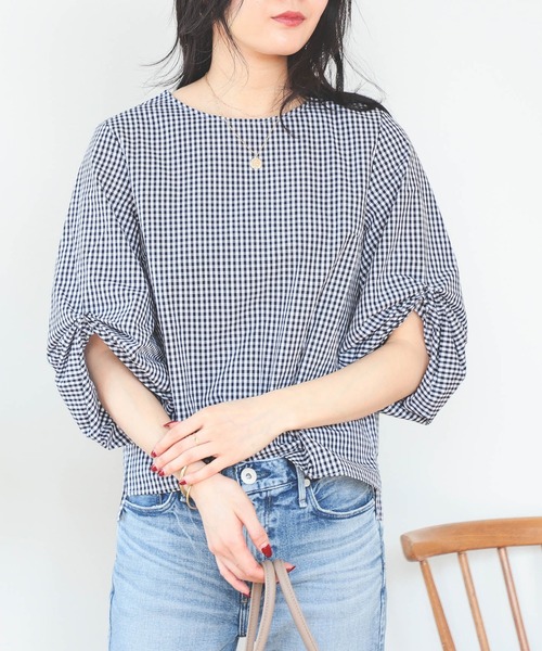 BEAMS HEART / 袖ボリュームタック ブラウス（シャツ/ブラウス）｜BEAMS HEART（ビームスハート）