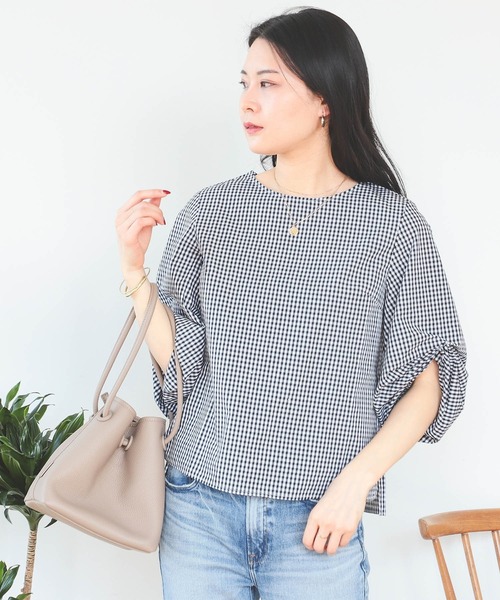 BEAMS HEART / 袖ボリュームタック ブラウス（シャツ/ブラウス）｜BEAMS HEART（ビームスハート）