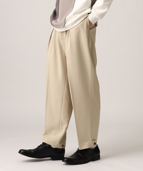 tk.TAKEO KIKUCHI（ティーケータケオキクチ）の「◆テックリネンベルテッドパンツ（その他パンツ・メンズ・ブラック/ベージュ・66/02/03）」の12枚目の写真