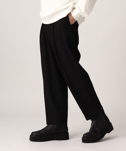 tk.TAKEO KIKUCHI（ティーケータケオキクチ）の「◆テックリネンベルテッドパンツ（その他パンツ・メンズ・ブラック/ベージュ・66/02/03）」の4枚目の写真