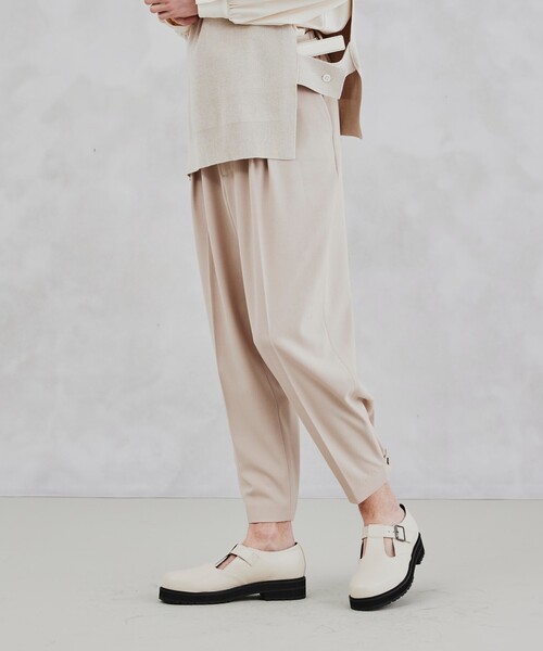 tk.TAKEO KIKUCHI（ティーケータケオキクチ）の「◆テックリネンベルテッドパンツ（その他パンツ・メンズ・ブラック/ベージュ・66/02/03）」の22枚目の写真