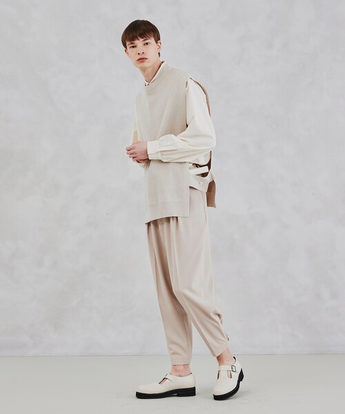tk.TAKEO KIKUCHI（ティーケータケオキクチ）の「◆テックリネンベルテッドパンツ（その他パンツ・メンズ・ブラック/ベージュ・66/02/03）」の20枚目の写真