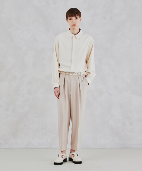 tk.TAKEO KIKUCHI（ティーケータケオキクチ）の「◆テックリネンベルテッドパンツ（その他パンツ・メンズ・ブラック/ベージュ・66/02/03）」の19枚目の写真