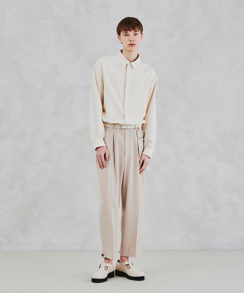 tk.TAKEO KIKUCHI（ティーケータケオキクチ）の「◆テックリネンベルテッドパンツ（その他パンツ・メンズ・ブラック/ベージュ・66/02/03）」の18枚目の写真