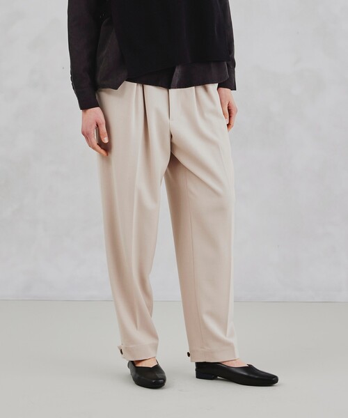 tk.TAKEO KIKUCHI（ティーケータケオキクチ）の「◆テックリネンベルテッドパンツ（その他パンツ・メンズ・ブラック/ベージュ・66/02/03）」の15枚目の写真