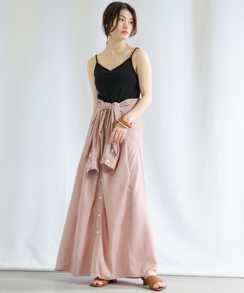 select MOCA（セレクトモカ）の「ランダムリブカップインキャミソール（キャミソール・レディース・ブラック/ライム/オレンジ/ブルー/アイボリー/モカ・FREE）」の12枚目の写真