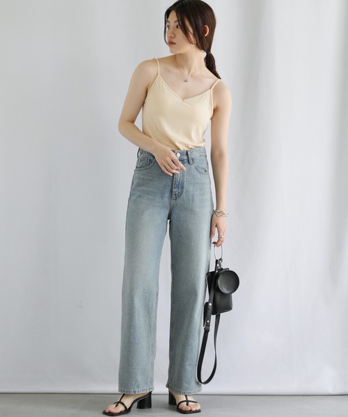 select MOCA（セレクトモカ）の「ランダムリブカップインキャミソール（キャミソール・レディース・ブラック/ライム/オレンジ/ブルー/アイボリー/モカ・FREE）」の11枚目の写真