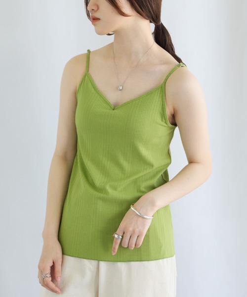 select MOCA（セレクトモカ）の「ランダムリブカップインキャミソール（キャミソール・レディース・ブラック/ライム/オレンジ/ブルー/アイボリー/モカ・FREE）」の19枚目の写真