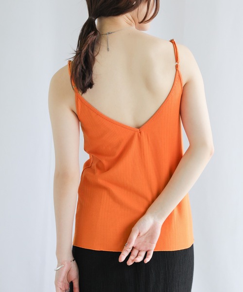 select MOCA（セレクトモカ）の「ランダムリブカップインキャミソール（キャミソール・レディース・ブラック/ライム/オレンジ/ブルー/アイボリー/モカ・FREE）」の14枚目の写真