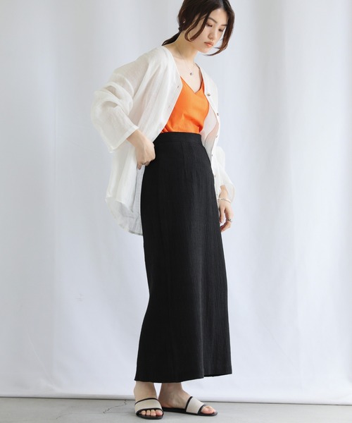 select MOCA（セレクトモカ）の「ランダムリブカップインキャミソール（キャミソール・レディース・ブラック/ライム/オレンジ/ブルー/アイボリー/モカ・FREE）」の15枚目の写真