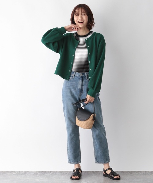 GLOBAL WORK(グローバルワーク)の「ショートワッフルプルオーバー*キャミワンピース/262870(ワンピース・レディース・ブラック/オフホワイト/カーキ・FREE)」の14枚目の写真