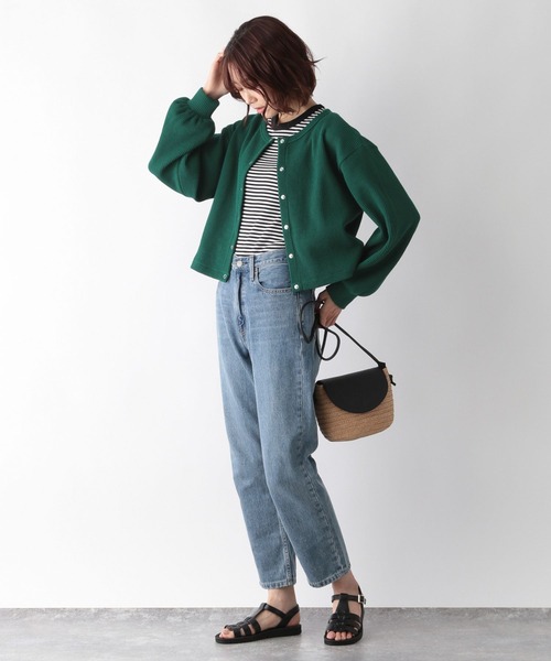 GLOBAL WORK(グローバルワーク)の「ショートワッフルプルオーバー*キャミワンピース/262870(ワンピース・レディース・ブラック/オフホワイト/カーキ・FREE)」の15枚目の写真