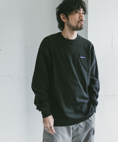 THOUSAND MILE（サウザンドマイル）の「『別注』THOUSAND MILE×DOORS　EMBROIDERY LOGO L/S TEE（Tシャツ/カットソー・メンズ・ホワイト/ブラック/ピンク/グレー系その他・MEDIUM/LARGE/X-LARGE）」の3枚目の写真