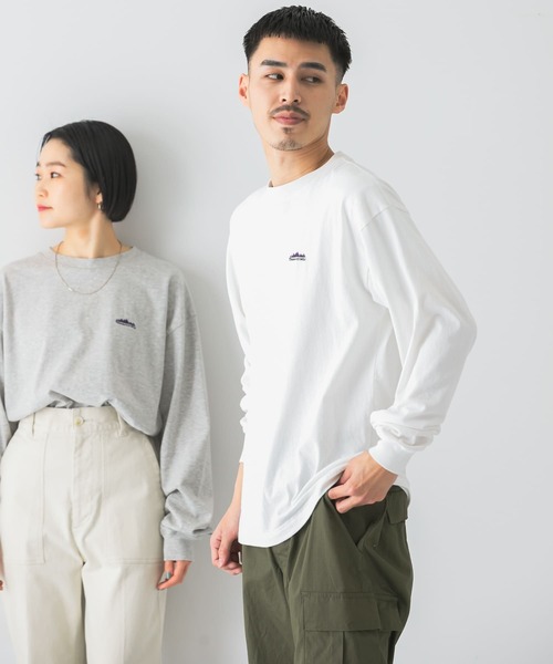 THOUSAND MILE（サウザンドマイル）の「『別注』THOUSAND MILE×DOORS　EMBROIDERY LOGO L/S TEE（Tシャツ/カットソー・メンズ・ホワイト/ブラック/ピンク/グレー系その他・MEDIUM/LARGE/X-LARGE）」の14枚目の写真