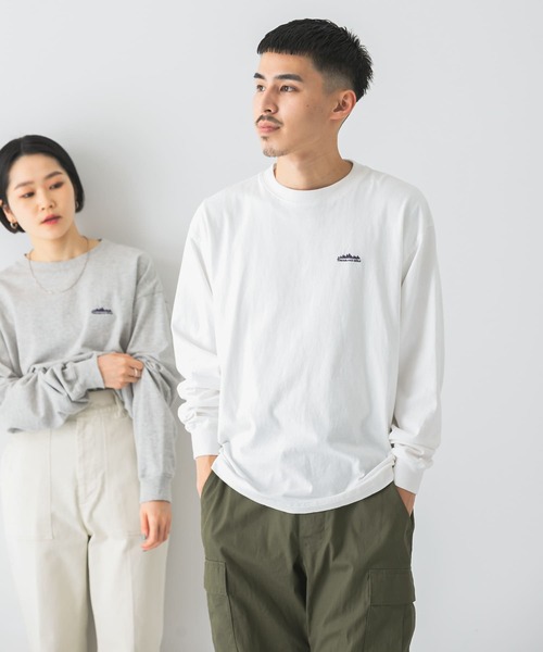 THOUSAND MILE（サウザンドマイル）の「『別注』THOUSAND MILE×DOORS　EMBROIDERY LOGO L/S TEE（Tシャツ/カットソー・メンズ・ホワイト/ブラック/ピンク/グレー系その他・MEDIUM/LARGE/X-LARGE）」の15枚目の写真