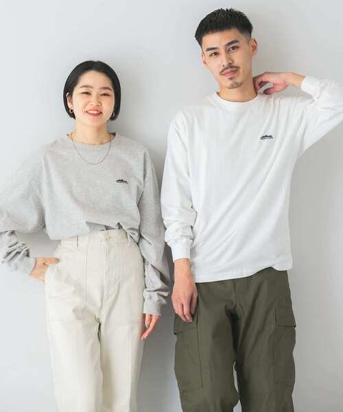 THOUSAND MILE（サウザンドマイル）の「『別注』THOUSAND MILE×DOORS　EMBROIDERY LOGO L/S TEE（Tシャツ/カットソー・メンズ・ホワイト/ブラック/ピンク/グレー系その他・MEDIUM/LARGE/X-LARGE）」の19枚目の写真