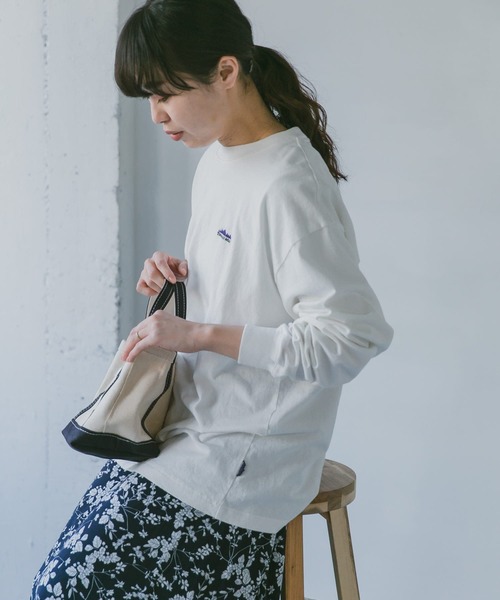 THOUSAND MILE（サウザンドマイル）の「『別注』THOUSAND MILE×DOORS　EMBROIDERY LOGO L/S TEE（Tシャツ/カットソー・メンズ・ホワイト/ブラック/ピンク/グレー系その他・MEDIUM/LARGE/X-LARGE）」の21枚目の写真