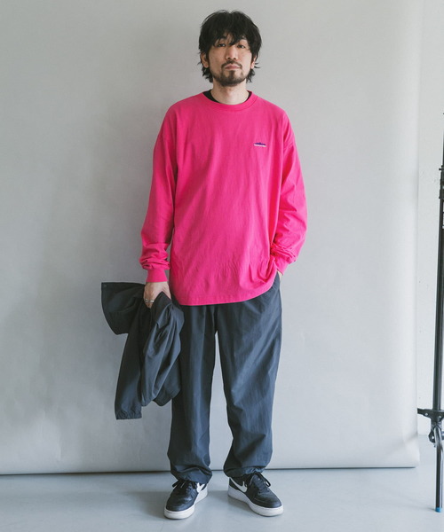 THOUSAND MILE（サウザンドマイル）の「『別注』THOUSAND MILE×DOORS　EMBROIDERY LOGO L/S TEE（Tシャツ/カットソー・メンズ・ホワイト/ブラック/ピンク/グレー系その他・MEDIUM/LARGE/X-LARGE）」の5枚目の写真