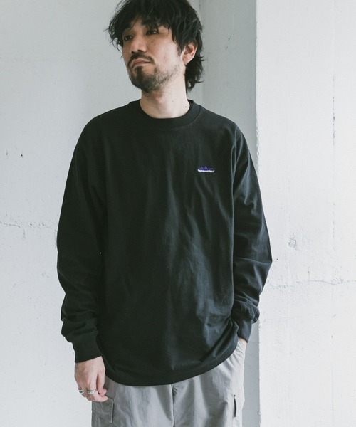 THOUSAND MILE（サウザンドマイル）の「『別注』THOUSAND MILE×DOORS　EMBROIDERY LOGO L/S TEE（Tシャツ/カットソー・メンズ・ホワイト/ブラック/ピンク/グレー系その他・MEDIUM/LARGE/X-LARGE）」の11枚目の写真