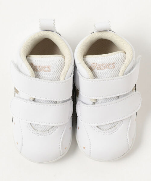 こども ビームス（コドモビームス）の「ASICS / アミュレファースト SL（11.5～13.5cm）（スニーカー・キッズ・ホワイト/ゴールド・12/13/12.5/13.5/11.5）」の19枚目の写真