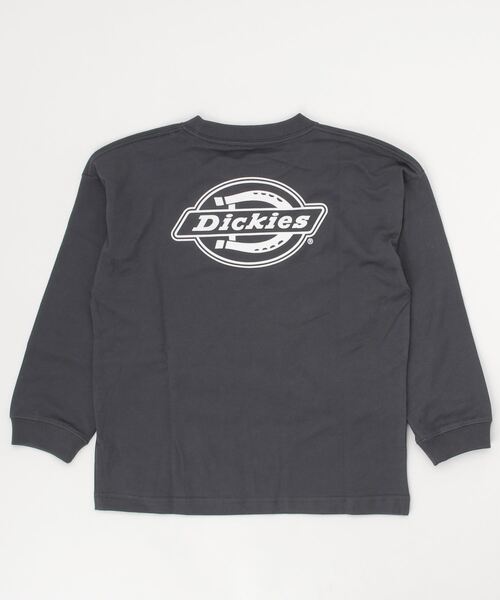 Dickies(ディッキーズ)の「Dickies/ディッキーズ キッズ ロンT 17285700(Tシャツ/カットソー・キッズ・ホワイト/グレー/グリーン・150cm/130cm/140cm/160cm)」の2枚目の写真